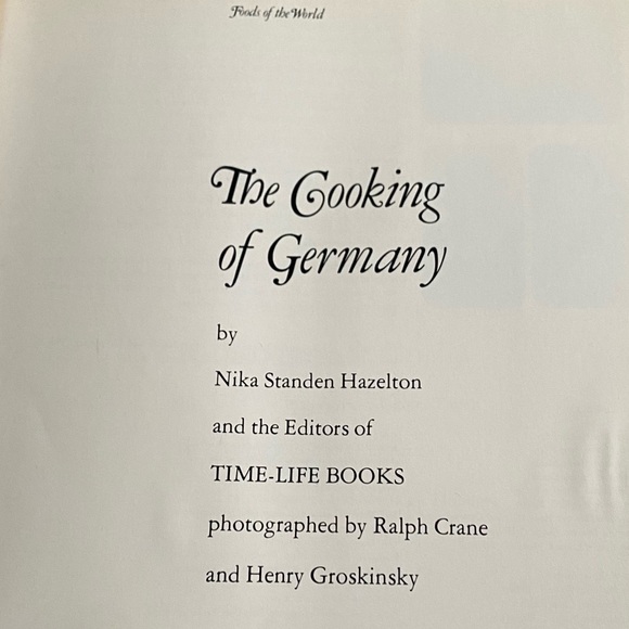 The Cooking Of Germany Time Life Books Foods Of The World Vintage book - Picture 8 of 11
